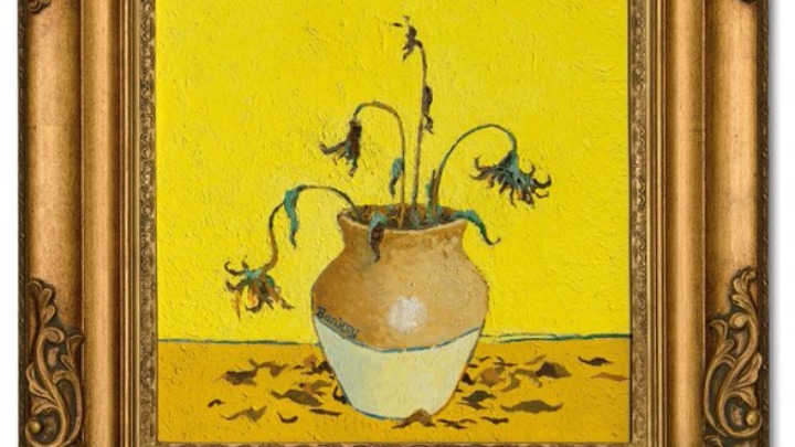 έργο Sunflowers From Petrol Station του Banksy πωλείται σε δημοπρασία